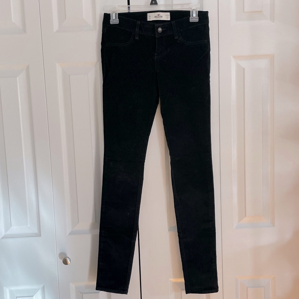 Navy blue corduroy-esque pants